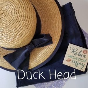 DUCK HEAD NAVY KHAKI PANTS,  SIZE 14